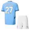 Manchester City Matheus Nunes 27 Hjemme 2024-25 - Barn Draktsett